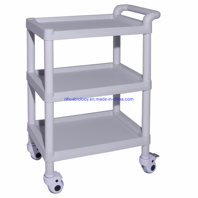 Rh-101b Hospital Medical Supply Furniture ABS Instrument Cart