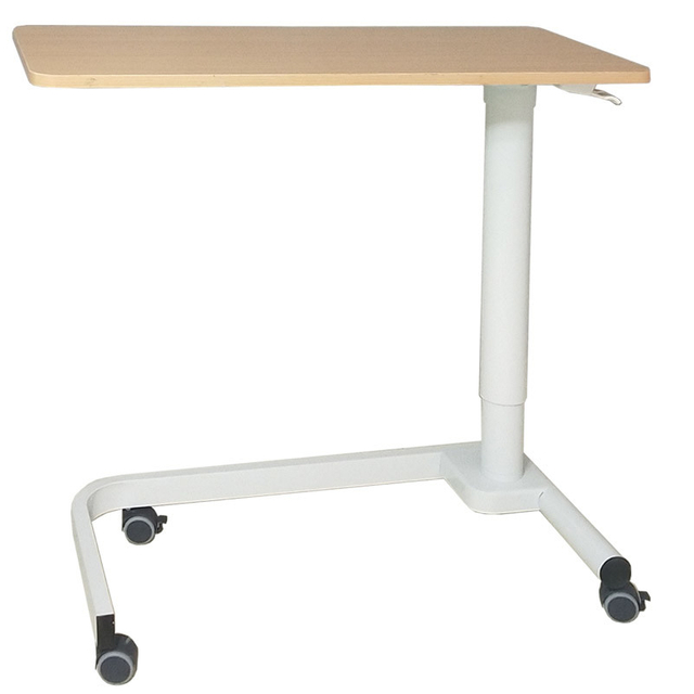 Rh-At101 Hospital Furnture Height Adjustable Over Bed Table Dining Table