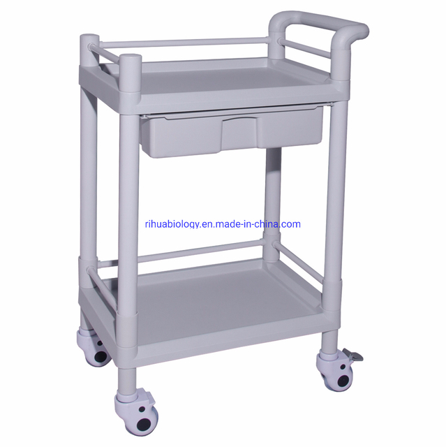 RH-101K Hospital Clinical Furniture Equipment ABS Simple Supply Cart