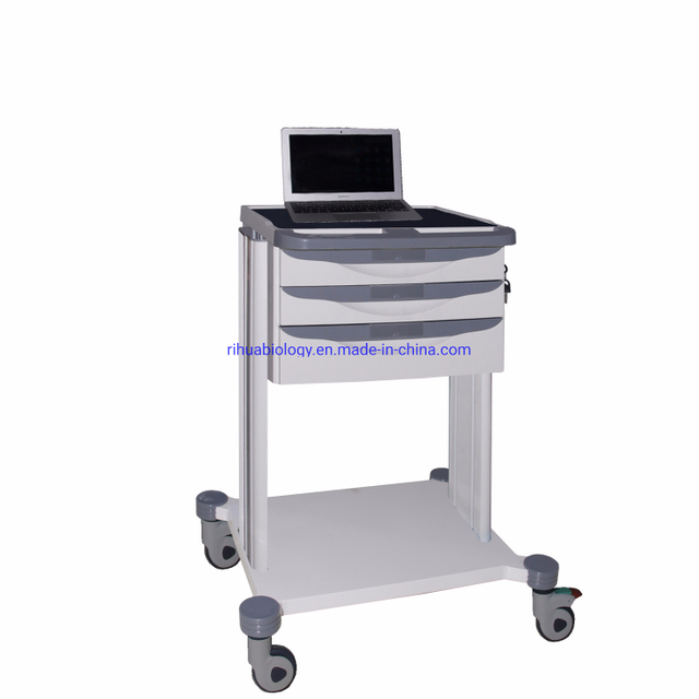 RH-C209 Hospital Medical Furniture 3 Drawer Laptop Computer Cart