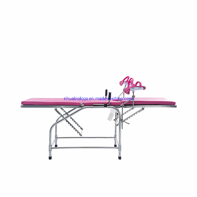 Stainless Steel Medical Gynecologic Examination Bed to Hospital Equipment