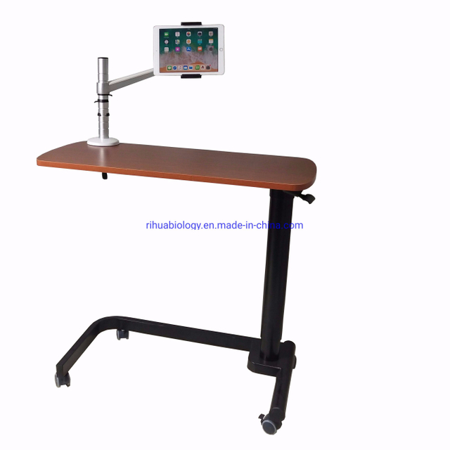 RH-C213 Hospital Sickbed Furniture Tablet PC Shelf Supportable Over Bed Table