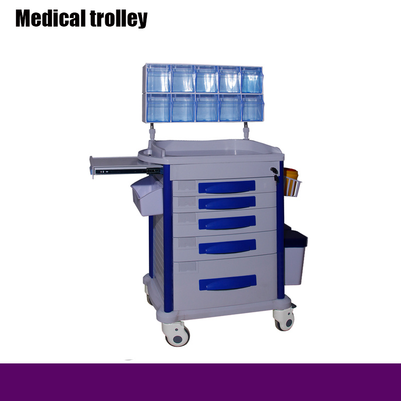 New Designed Hospital ABS Plastic Anesthesia Trolley