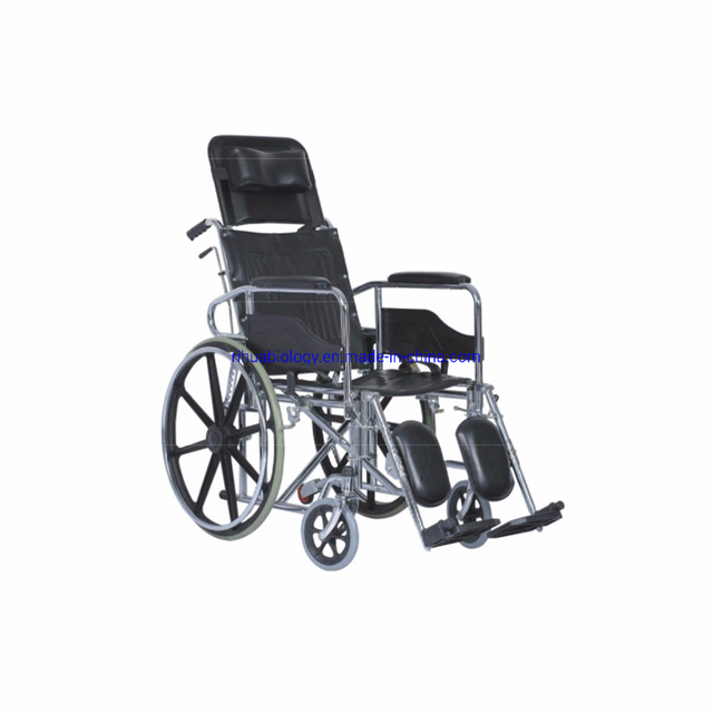 ​RH-Q101 Hospital Equipment Cork Handle Walking Stick to Folding Wheelchair