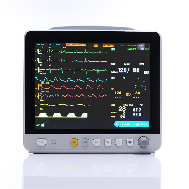 Rh-E12 Modular Designed 6 Parameter Medical Vital Sign Monitor