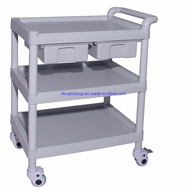 RH-201D Hospital Clinical Furniture Equipment Miscellaneous Instrument Cart