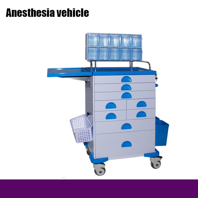 Hospital Trolley Car Floor Anesthesia Medical Trolley