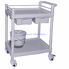 RH-201E Hospital Multifunctional 2 Shelf ABS Medical Instrument Cart