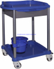 RH-C527 Hospital Ward Nursing Furniture Simple Treatment Cart with Vomit Bucket