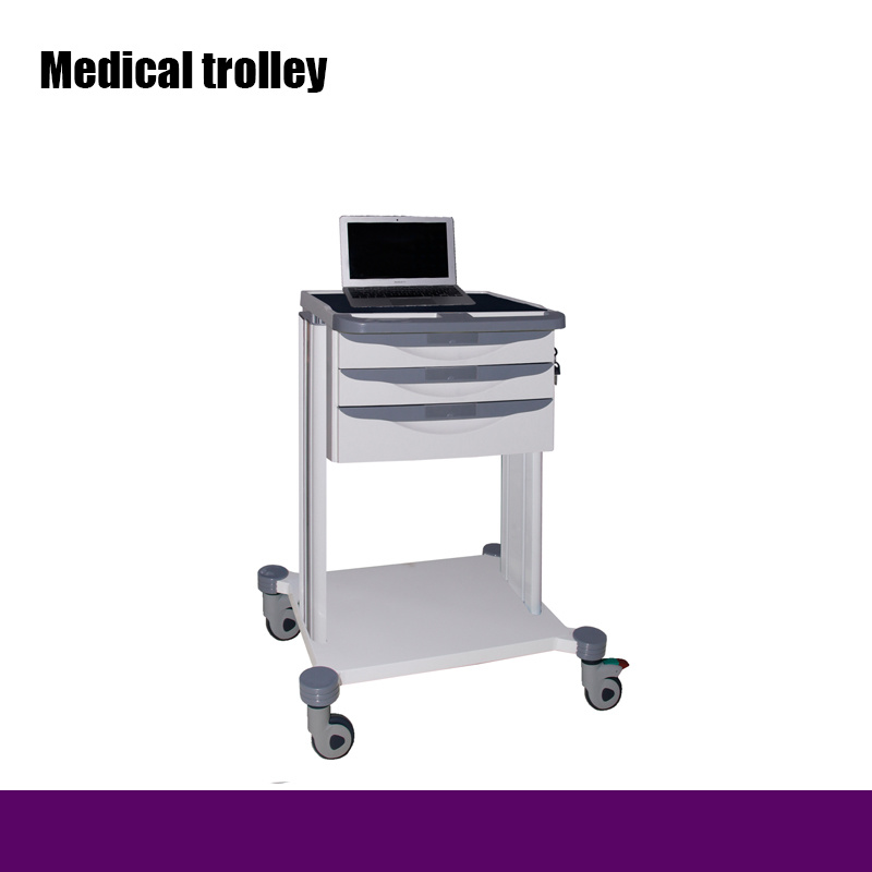 ABS Material Refined Medical Trolley Hospital Salon Trolley