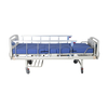 Rh-BS116 One Crank Single Manual Posture Adjustment Hospital Bed Impatient Nursing Care Medical Furniture with 6-Bar Foldable Aluminum Railings