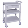 RH-101D Hospital ABS Miscellaneous Medical Supply 3 Shelves Cart