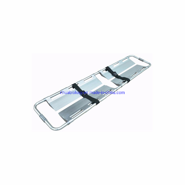 Rh-G702 Aluminum Alloy Scoop Stretcher Hospital Aluminum Stretcher Foldable