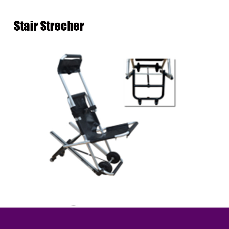 Foldable Multi Functional Light Weight Stair Stretcher for Hospital