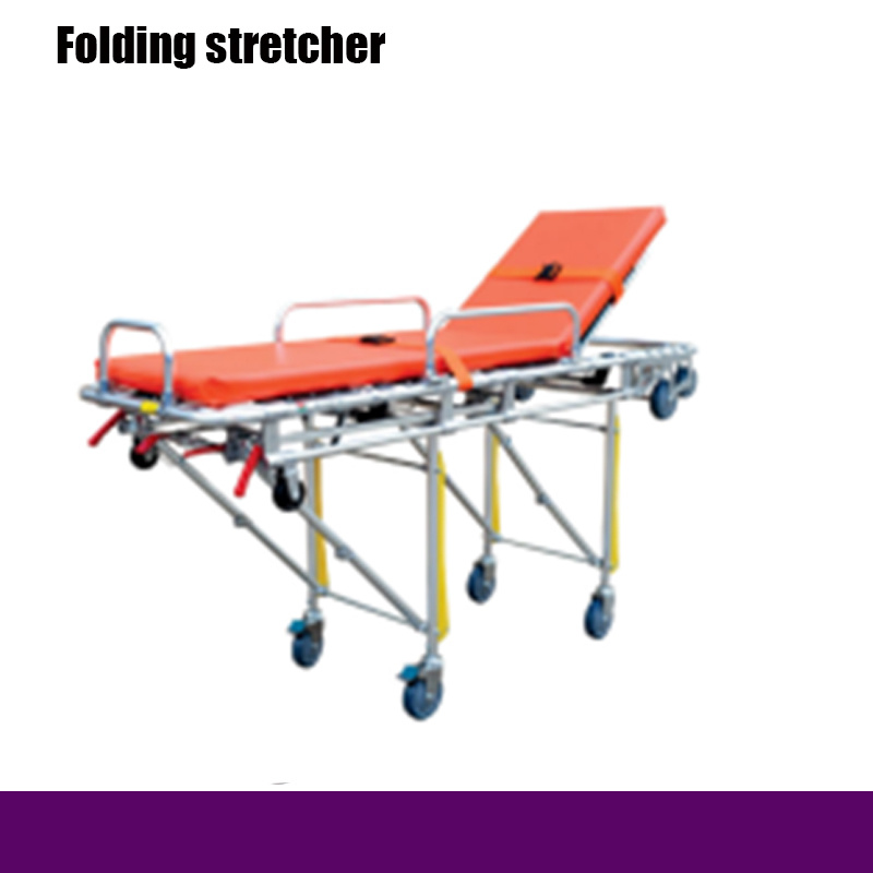 Hospital Aluminum Alloy Folding Automatic Loading Ambulance Stretcher for Rescue