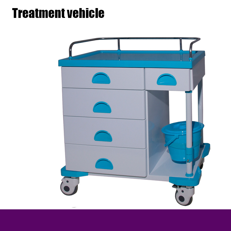 ABS Hospital Treatment Cart with Drawers