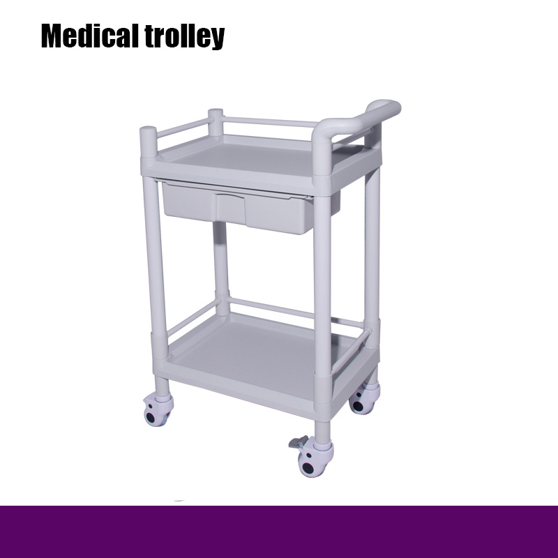 Hospital Multifunctional ABS Trolley/2 Shelves