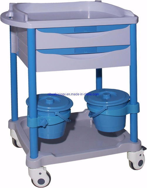 RH-C820 Hospital Treatment Trolley with Bucket Hand Nursing Cart