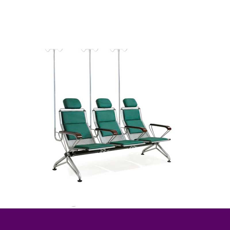 Rh-Gy-Dd03A Hospital Infusion Chair with Three Chairs