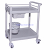 Rh-201I Hospital ABS 1 Drawer Mobile Supply Station Cart with bucket