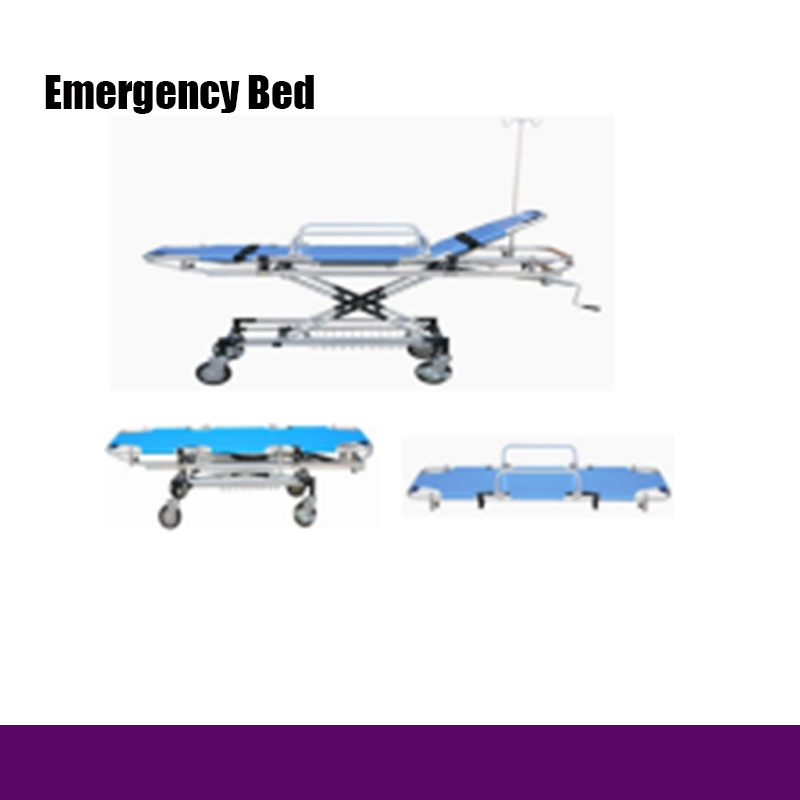 Hospital Folding Loading Ambulance Aluminum Basket Emergency bed