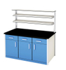 Rh-Tt533 Floor Cupboard with 3 Level Shelf: Hospital Clinic Furniture Supply