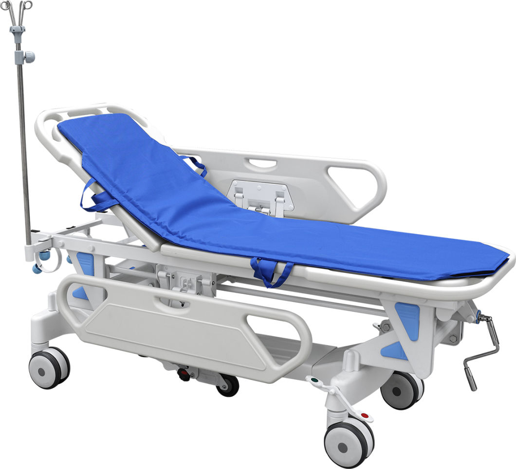 Manual Patient Transfer Trolley for Hospital and Emergency