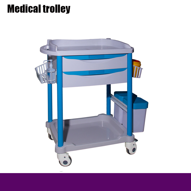 Customized Pretty Quality Assurance Hand Push Treatment Cart for Hospital