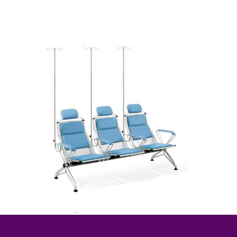 Rh-Gy-Dd03 Hospital Infusion Chair with Three Chairs