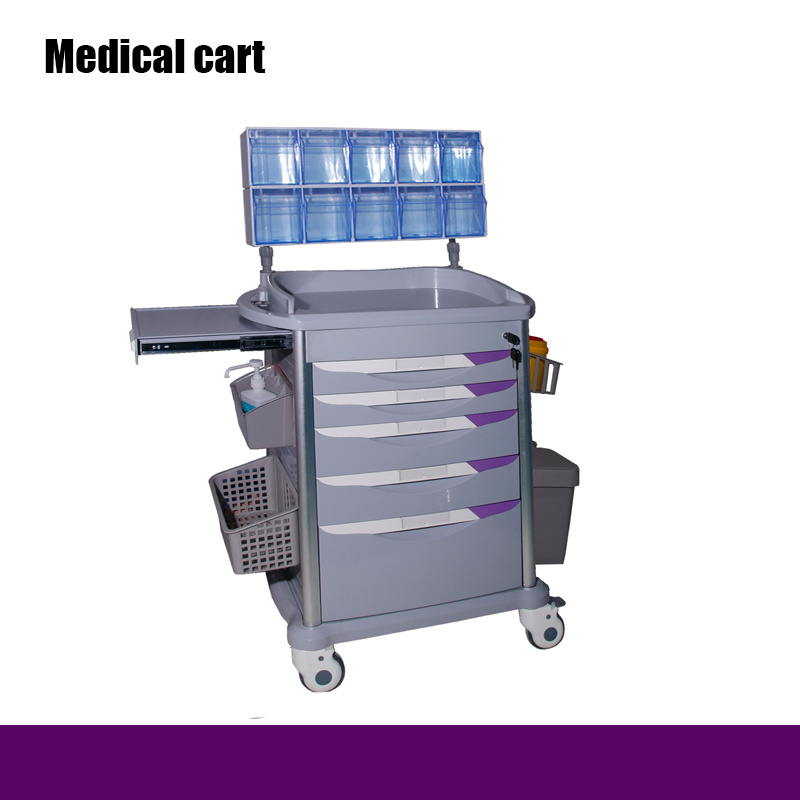 ABS Plastic Hospital Anesthesia Drug Trolley