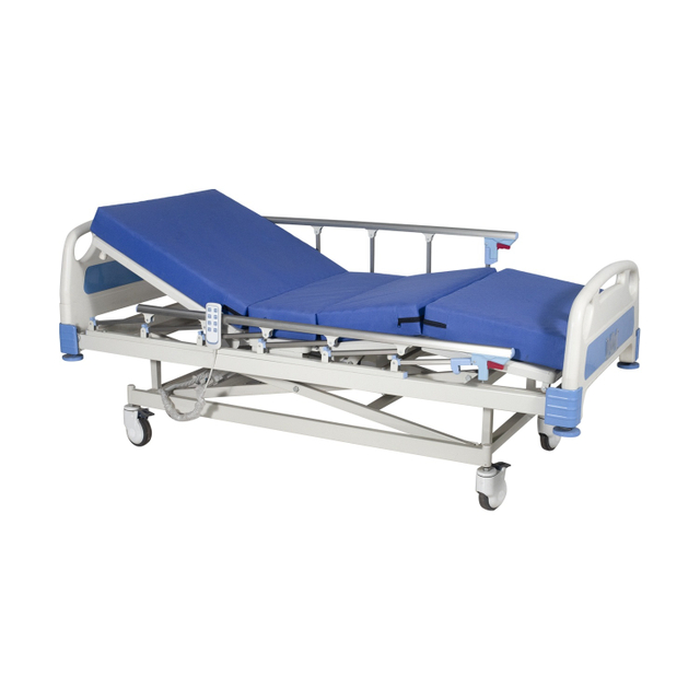 Rh-Ad306 3-Function Electric Control Medical Bed Hospital Posture Adjustment with Aluminum Railings