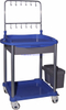 RH-C811 Hospital Medical Nursing Furniture 12 Infusion Hooks Treatment Cart