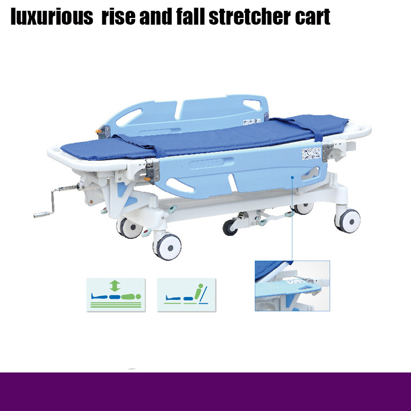 Rh-D103 Hospital Luxurious Rise and Fall Stretcher Cart