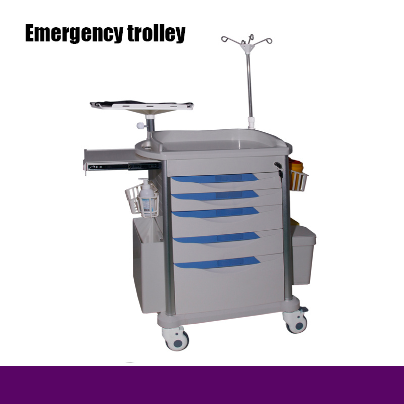 Hospital ABS Modular Medical Medicine & Emergency Trolley