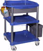 RH-C531 Hospital Medical Furniture 2 Shelf Treatment Cart with Multiple Accessory