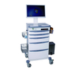 RH-C215 Hospital Ward Equipment 5 Drawer Patient Computer Cart