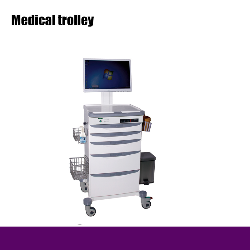 New Product Hospital Mobile Medical Computer Trolley Cart