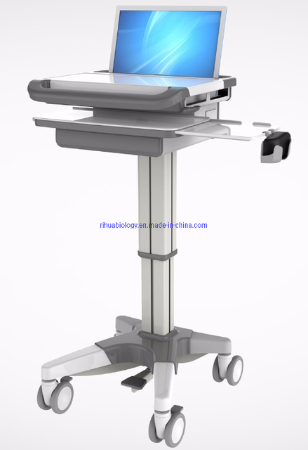 RH-C227 Hospital Adjustable Height Medical Laptop Cart Trolley