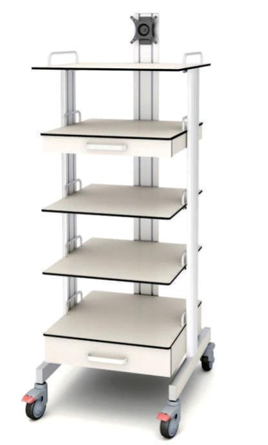 Patient Record Computer Trolley - Hospital Ward Utility