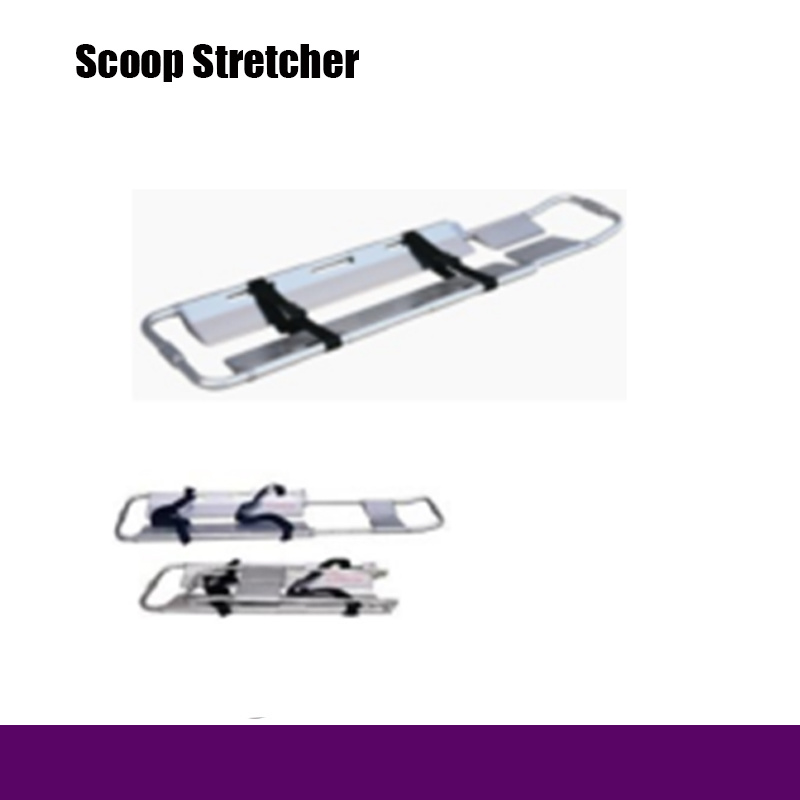 Aluminum Alloy Scoop Stretcher Hospital Aluminum Stretcher Foldable