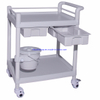 RH-201E Hospital Multifunctional 2 Shelf ABS Medical Instrument Cart