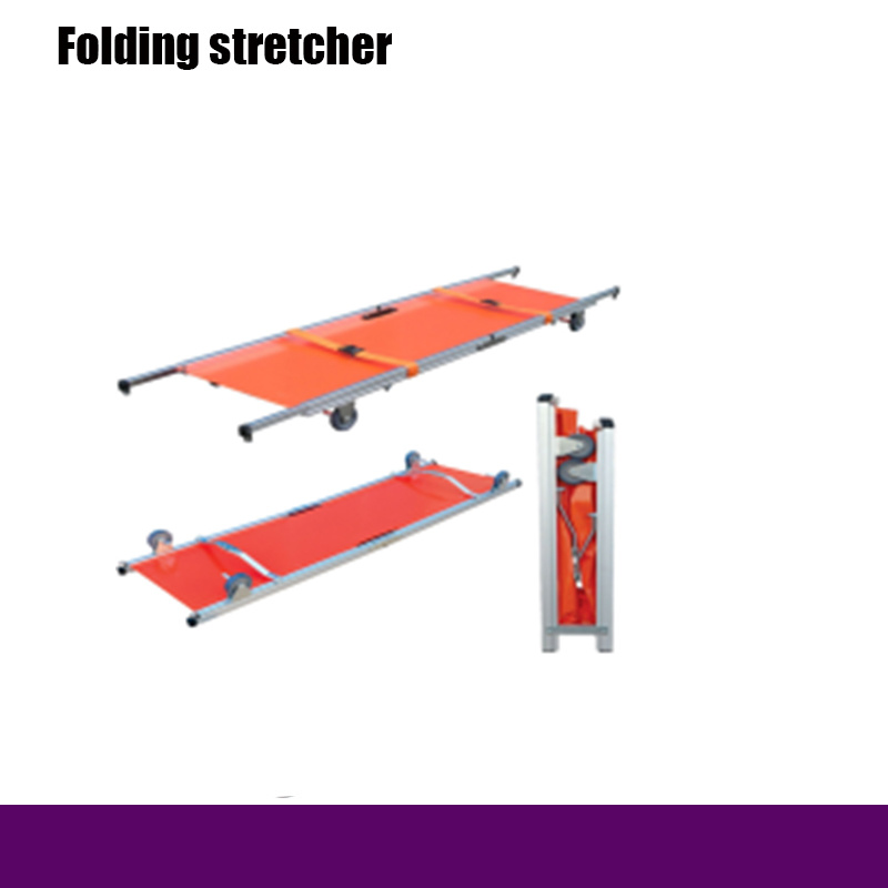 Hospital Folding Aluminum Alloy Stretcher for Hospitals Gyms Ambulances