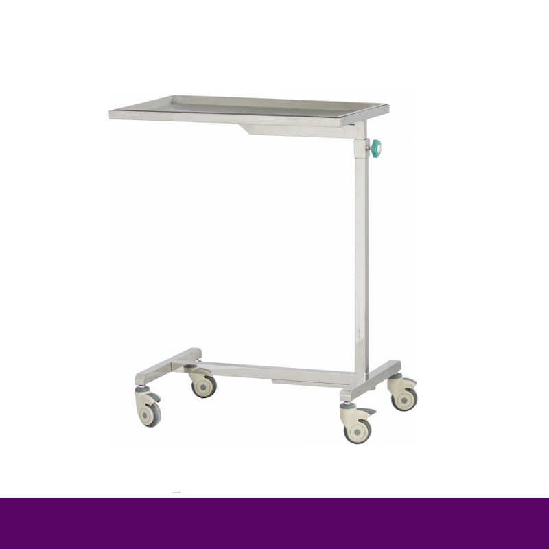 Hospital Stainless Steel Single Arm Instrument Vehicle