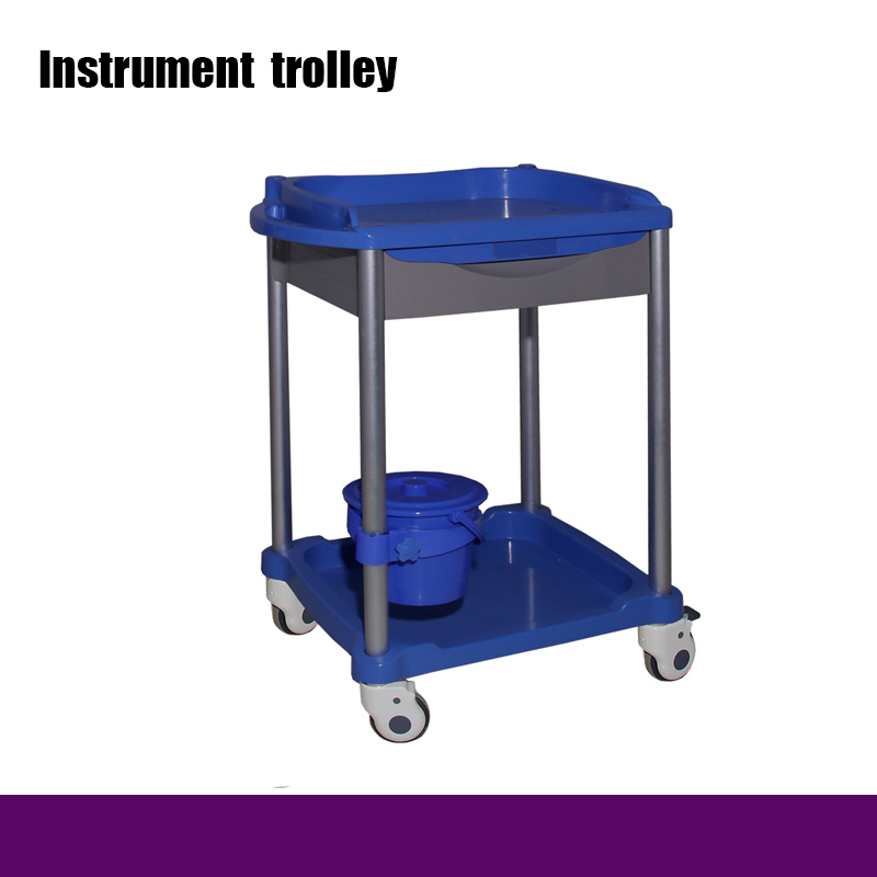 Hospital Treatment Cart Manual Medical Trolley