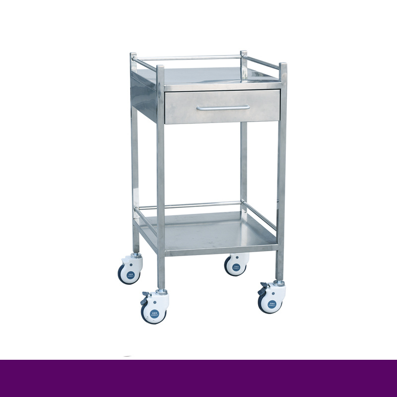 Rh-Cr2232 Hospital Instrument Cart Stainless Steel