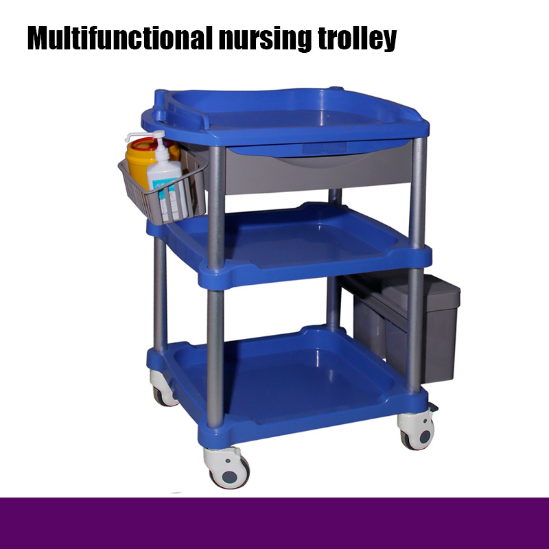 Aluminum Drug Delivery Cart - Hospital Trolley