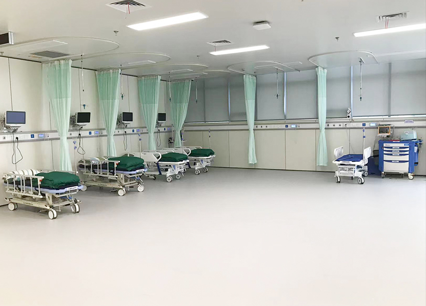 Finished the configuration of its imaging and ICU department