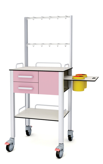 Essential Ward Aluminum Infusion Trolley - Hospital Nursing Furniture