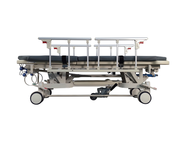 Rh-FA800f Double Direction Deploying Folding Railing Transfer Patient Trolley Emergency Equipment