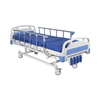 Rh-As501 5-Function Manual Crank Hospital Bed Posture Adjustable Nursing Bed with Aluminum Railings